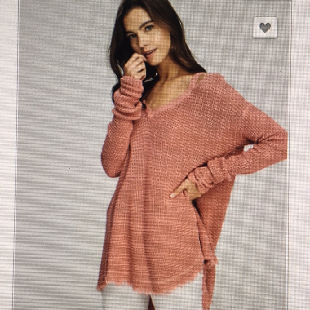 Ladies Top Cold Shoulder Sweater